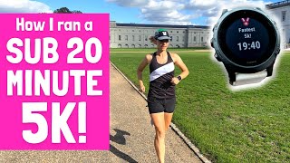 RUNNING A SUB 20 MINUTE 5K  heres how I did it  and what Id do differently [upl. by Nednarb]