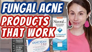 TOP 5 FUNGAL ACNE PRODUCTS THAT WORK Dr Dray [upl. by Akkinahs]