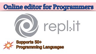 How to program online Best online IDE  Replit [upl. by Leile]