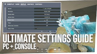 Ultimate PC  Console Settings amp Sensitivity Guide  Rainbow Six Siege [upl. by Aitnohs]