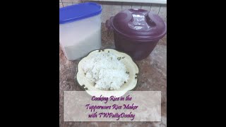 How to cook rice using the Tupperware Microwave Rice Maker [upl. by Tallia]