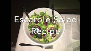 How to Make Escarole Salad [upl. by Curr148]