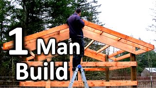 How to Build a Tiny Pole Barn in 5 MINUTES  Chicken House Plans [upl. by Eckhardt]