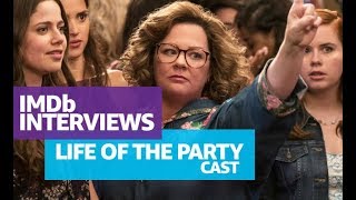 Life of the Party Cast Interview About Their Characters [upl. by Abbotsen]