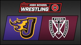 202122 CIML Wrestling Johnston vs Dowling Catholic [upl. by Enelak]