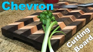 Chevron Cutting Board Tutorial [upl. by Shanahan]