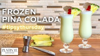 The PERFECT Frozen Piña Colada  Tipsy Thursday  Shorts Favourites [upl. by O'Shee8]