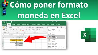 COMO PONER FORMATO DE MONEDA Y CONTABILIDAD EN EXCEL [upl. by Jamaal]