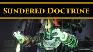 Destiny 2 Lore  Sundered Doctrine Lore is Dark amp Gritty Dungeon 1st Impressions [upl. by Ralyt]