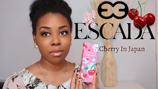 ESCADA Cherry In Japan  Fragrance Review [upl. by Bluefield826]