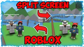 Play Roblox Split Screen on 2 Accounts at the Same Time on PC  2021 [upl. by Nath864]