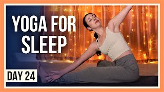 15 min Evening Yoga – Day 24 WIND DOWN YOGA FLOW [upl. by Sotos]