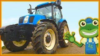 Tractors For Kids  Geckos Real Vehicles [upl. by Tamaru]