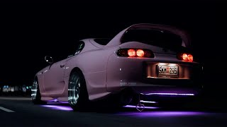 KAWAii STYLE Night Cruise  Louises Toyota Supra 4K [upl. by Nance]