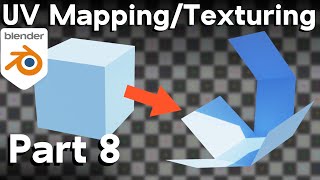 Part 8Blender Beginner Tutorial UV Unwrapping amp Texturing  Updated Tutorial Link in Description [upl. by Anyar148]