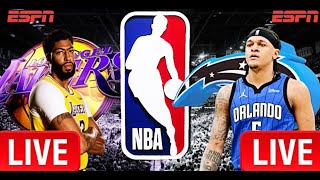 LIVE Los Angeles Lakers VS Orlando Magic NBA Basketball Game [upl. by Waneta]