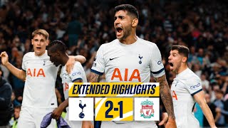 TOTTENHAM HOTSPUR 21 LIVERPOOL  PREMIER LEAGUE EXTENDED HIGHLIGHTS [upl. by Henryson884]