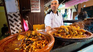 MARRAKESH STREET FOOD  Kebab BBQ  Moroccan Fine Dining CRAZY Halal Food in Morocco [upl. by Percival]