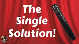 MagLite Solitaire Single AAA LED Flashlight Review [upl. by Raseac]