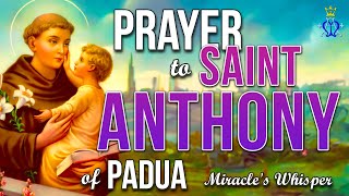 🌿 Miracles Whisper A Prayer to Saint Anthony [upl. by Recor]