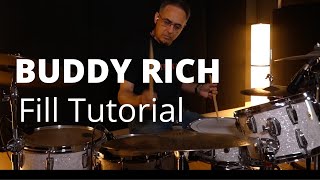 BUDDY RICH FILL TUTORIAL [upl. by Devitt]