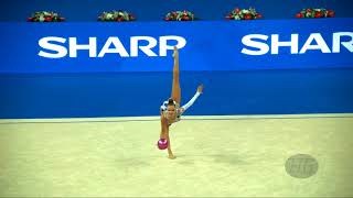 AVERINA Dina RUS  2017 Rhythmic Worlds Pesaro ITA  Qualifications Ball [upl. by Blank]