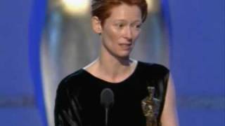 Tilda Swinton winning Best Supporting Actress Oscar® [upl. by Nerua]