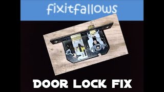 WC  Bathroom door lock repair  fix [upl. by Yrffoeg]