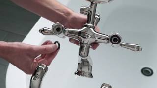 Installing a Traditional FreeStanding Tub Filler [upl. by Roban]