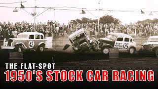 1950s Historical Footage Of Stock Car Races [upl. by Nnylidnarb]