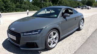 2015 Audi TT 20 TFSI Quattro 230 HP Test Drive [upl. by Peursem]