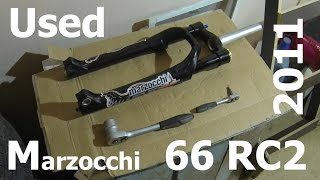 MARZOCCHI Bomber 66 rc2 bike fork inspection  MARZOCCHI [upl. by Mclaurin]