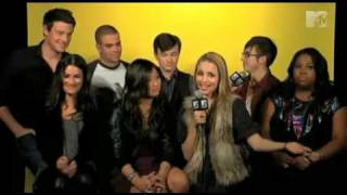 The Glee Cast Shares Their Obsessions [upl. by Llertal]