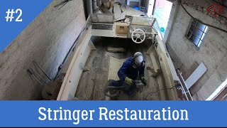 Stringer Reparatur Tag 2 amp 3  GFK Schleifen [upl. by Aevin]