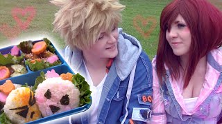 Bento Box Making Goes Wrong but Its Still Cute  Kacchako Valentines   My Hero Academia Cosplay [upl. by Ivah]