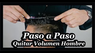 quitar volumen al cabello hombre [upl. by Jareb]