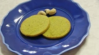 Kaju Badam Puri Recipe Video  Almond Cashew cookies without flour amp Butter  Upavas Fasting [upl. by Boorman155]