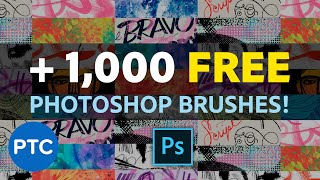 Download Over 1000 FREE High Quality Photoshop BRUSHES Dont Miss Out [upl. by Gae268]