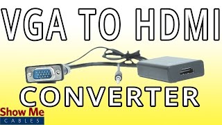 VGA To HDMI Converter  Change Video Signals From Analog To Digital 47300005 [upl. by Enidan612]