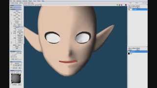 Modeling a head in Metasequoia [upl. by Alliscirp974]