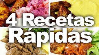 4 Recetas rápidas para hacer en casa  Sabores del Perú [upl. by Hanser]