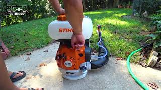 Mosquito Control STIHL SR200 Sprayer [upl. by Kciregor]