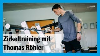 Zirkeltraining mit Olympiasieger Thomas Röhler 💪 [upl. by Kinson194]