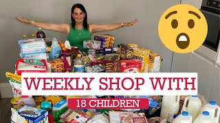 HUGE Grocery Haul For 18 Kids 🍦  The Radford Family [upl. by Otsugua47]