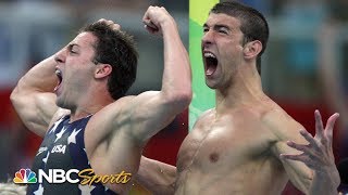 Michael Phelps Jason Lezak and the greatest relay in Olympic history  NBC Sports [upl. by Obbard348]