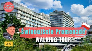 Swinoujscie  Swinemünde  Walking Tour  Promenade  🇵🇱 Ostsee  4K [upl. by Neron]